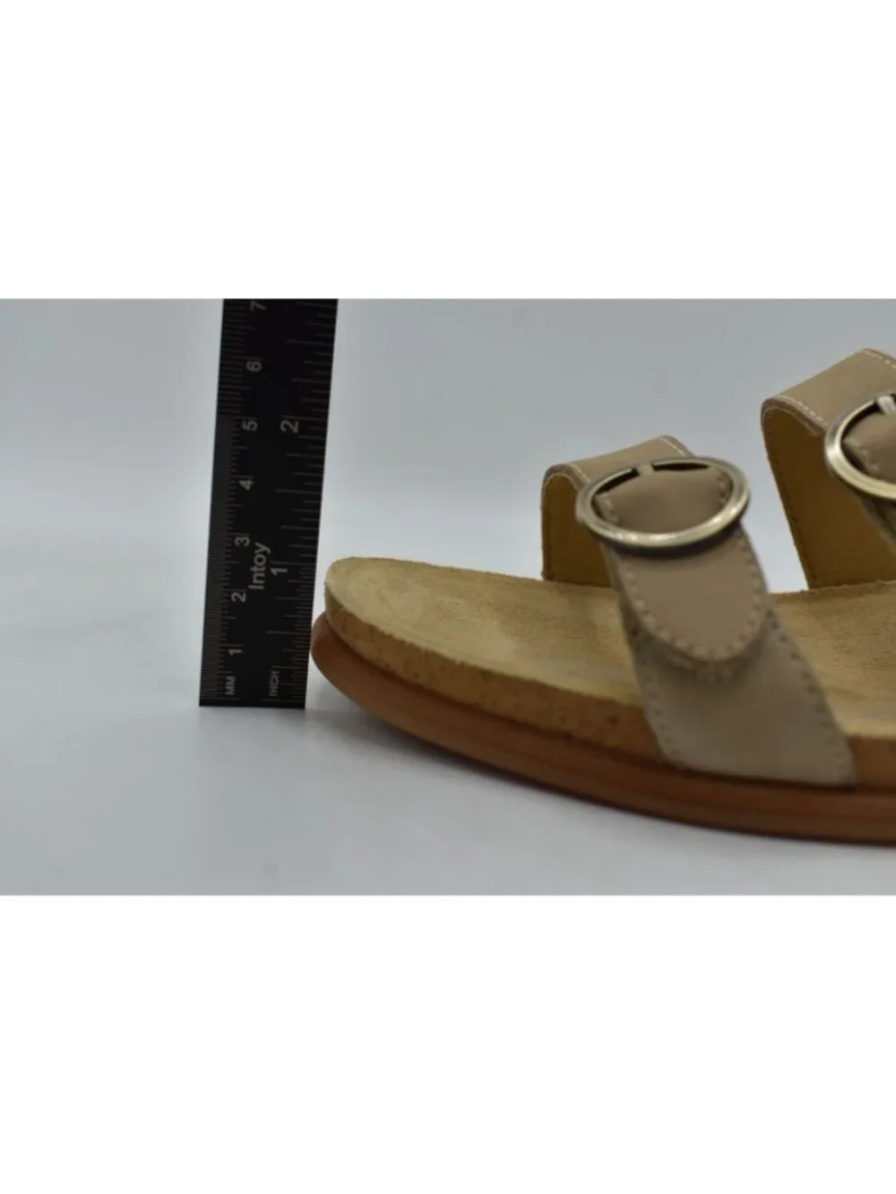 Dansko Womens Size‎ EU 38 Campbell Milled Nubuck Sand Tan Slip On Sandals Shoes